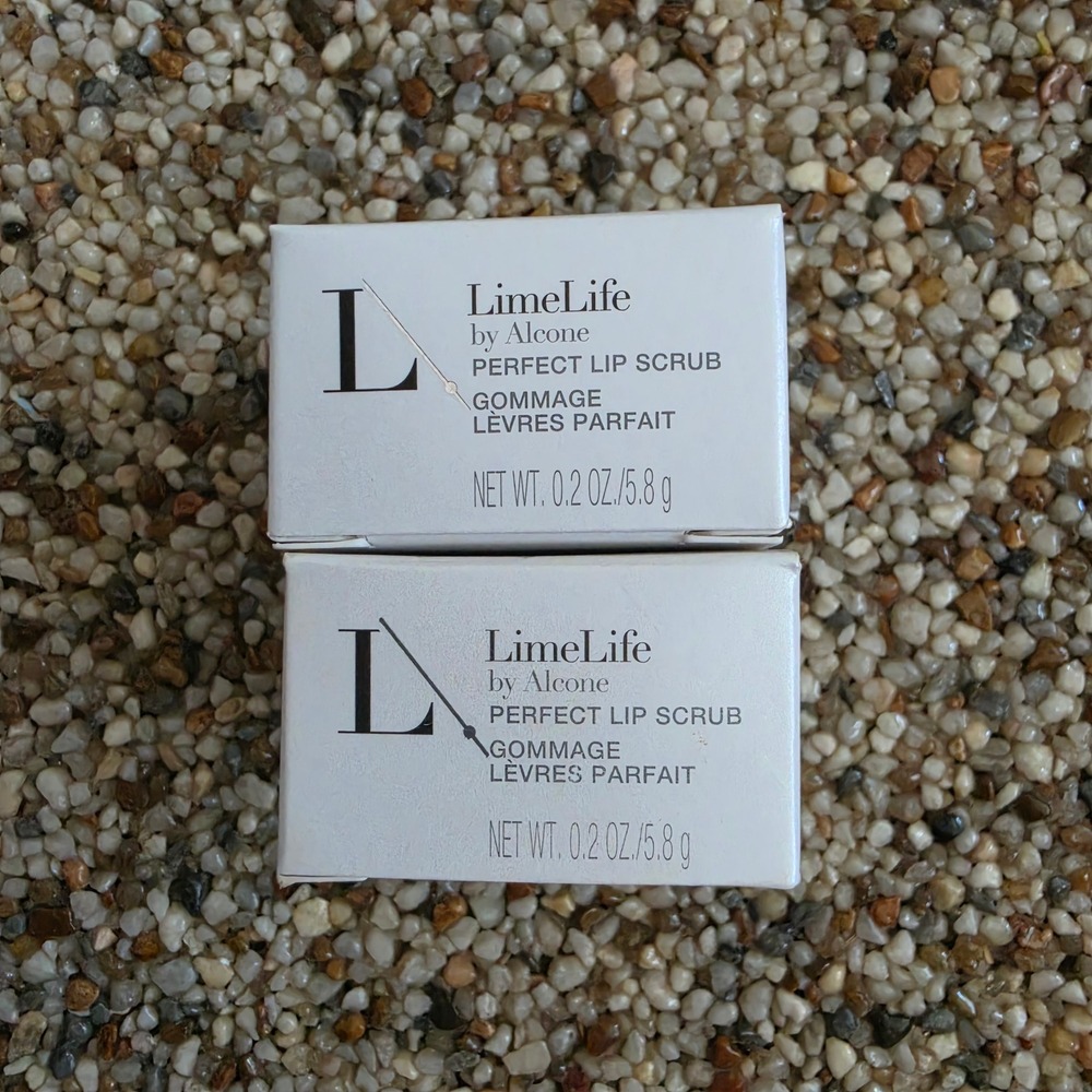 LimeLife by Alcone Perfect Lip Scrub 0.2 oz Set of 2 New in Box Exfoliator